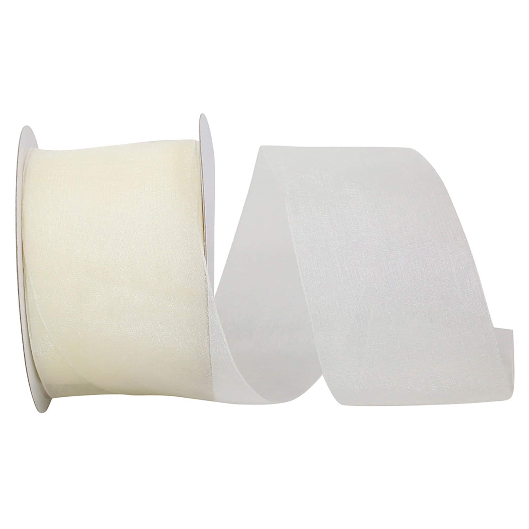 JAM Paper 2.5" x 50yd. Chiffon Mono Sheer Ribbon